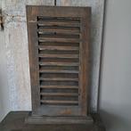 1x Landelijk luik louvreluik op voet sober vergrijst *Etage3, Huis en Inrichting, Woonaccessoires | Overige, ., Nieuw, Ophalen of Verzenden