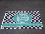 Quaker State olie vlag / finish vlag, Ophalen of Verzenden, Reclamebord