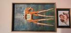 Een reproductie van een schilderij van Salvador Dalí getitel, Antiek en Kunst, Ophalen of Verzenden