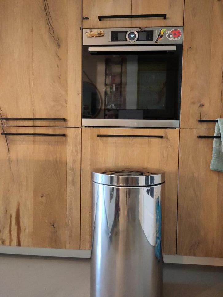 Brabantia Twin Duo 2x23L pedaalemmer, Huis en Inrichting, Woonaccessoires | Prullenbakken, Gebruikt, Rvs, Minder dan 50 cm, 40 liter of meer