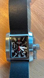 Prisma, Leer, Staal, Polshorloge, Ophalen of Verzenden