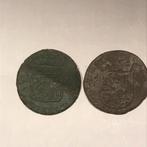 2 duiten bodemvondst 22 mm, Ophalen of Verzenden, Vóór koninkrijk, Overige waardes