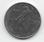 Italië 50 lire 1987 KM# 95.1, Verzenden, Italië, Losse munt