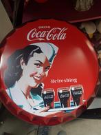 Coca Cola dop doorsnede 30cm, Ophalen, Zo goed als nieuw, Reclamebord