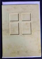 2x passe partout, passepartout kaart; geel gemeleerd; raam, Ophalen of Verzenden, Nieuw, Overige thema's, Blanco kaart of Basiskaart