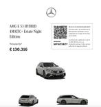 Mercedes-Benz E-klasse AMG 53 4MATIC+ 612pk Achterasbesturin, Auto's, Automaat, Stof, Gebruikt, 21 kWh