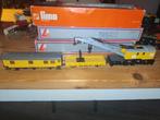Roco 3 delige kraanwagen set, Hobby en Vrije tijd, Modeltreinen | H0, Gebruikt, Gelijkstroom, Wagon, Ophalen of Verzenden