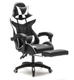 Retour DEAL - Gamestoel met voetsteun - Bureaustoel, Huis en Inrichting, Bureaustoelen, Ophalen, Gaming bureaustoel, Zwart, Nieuw