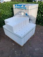 160 kalkzandsteen vellingblokken 20x30x12, Ophalen, Nieuw, Kalkzandstenen