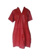 ieuw.Rode gevoerde fake leren jurk 48, Kleding | Dames, Grote Maten, Nieuw, Jurk, Ophalen of Verzenden, Rood