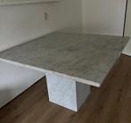 Echt Marmeren eettafel 120 x 120 cm, Huis en Inrichting, Ophalen