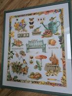 Ingelijste geborduurde merklap van marjolein bastin, Ophalen