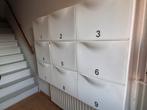 Witte schoenenkast/opberger - 9 stuks (Ikea), Ophalen, Kunststof, Gebruikt, Overige typen