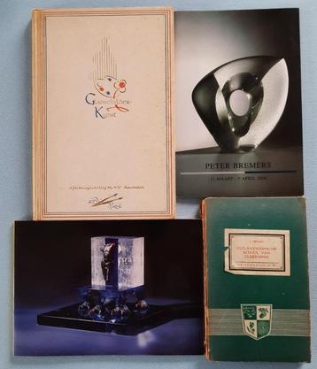 4 boeken glaswerk, glaskunst, glasschilderkunst.  beschikbaar voor biedingen