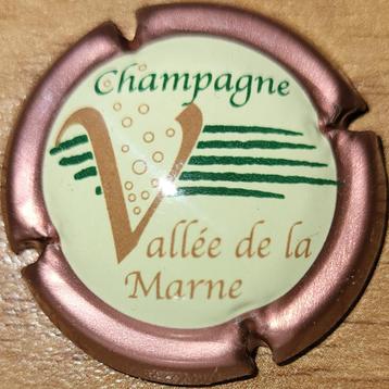 Champagnecapsule VALLÉE DE LA MARNE koper omtrek nr.16 beschikbaar voor biedingen
