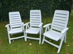 Gratis 3 tuinstoelen Hartman met kussens, Tuin en Terras, Tuinstoelen, Ophalen, Zo goed als nieuw, Kunststof