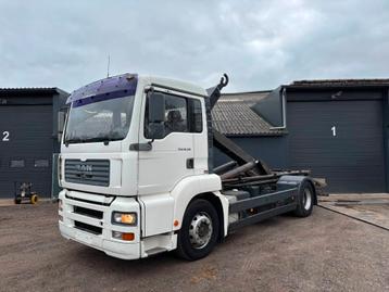 MAN TGA 18.310 haakarm hooklift 4x2 H19F (bj 2004) beschikbaar voor biedingen