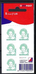 NVPH Velletje 1495b zelfklevende zegels (2001), Postzegels en Munten, Postzegels | Nederland, Na 1940, Ophalen of Verzenden, Postfris