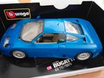 Bugatti EB 110 1991 1:18 in doos Bburago metal., Hobby en Vrije tijd, Modelauto's | 1:18, Verzenden, Zo goed als nieuw, Bburago