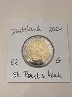 Speciale 2 euromunt uit Duitsland 2024 letter G, Ophalen of Verzenden, Duitsland, 2 euro, Losse munt