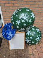 Levensgrote Kerstballen 3 stuks doe een bod !, Ophalen, Zo goed als nieuw