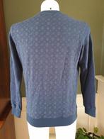 Banlieue zeer nette blauwe trui met print op rug mt S 46, Kleding | Heren, Zo goed als nieuw, Maat 46 (S) of kleiner, Banlieue