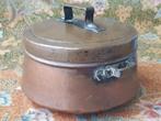 Mooie originele antieke Oosterse kookpot van koper 22 cm., Antiek en Kunst, Antiek | Koper en Brons, Ophalen of Verzenden, Koper