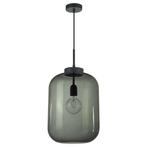 Glazen hanglamp Juno XXL groen rookglas nieuw in doos, Huis en Inrichting, Lampen | Hanglampen, Vintage, Nieuw, Ophalen of Verzenden