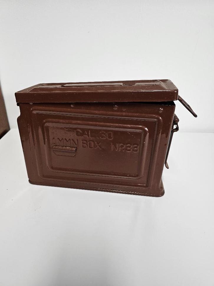 Vintage munitiekist 30 cal voor €20,-, Verzamelen, Militaria | Algemeen, Landmacht, Nederland, Ophalen