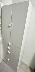 Ikea platsa Witte kinderkast - weinig gebruikt, Huis en Inrichting, Ophalen, Kunststof, 50 tot 100 cm, Zo goed als nieuw