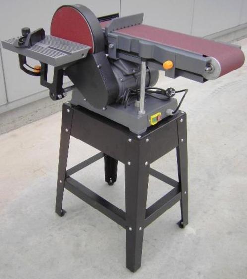 Band- en schijfschuurmachine M4123 met tafel (220V/50Hz), Doe-het-zelf en Verbouw, Gereedschap | Schuurmachines, Nieuw, Bandschuurmachine