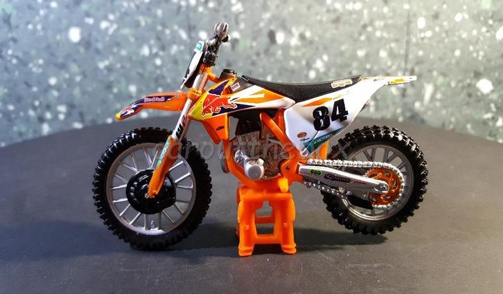 KTM 450 SX-F #84 JEFFREY HERLING 2018 1:18 Bburago, Hobby en Vrije tijd, Modelauto's | 1:18, Nieuw, Motor, Bburago, Verzenden