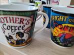 Koffiemokken retro jaren 50e, Nieuw, Ophalen of Verzenden, Overige stijlen, Kop(pen) en/of Schotel(s)