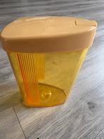 Vintage ARIEL waspoeder bewaardoosje, Ophalen of Verzenden, Gebruikt, Geel, Beker of Kan