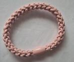 Lichtroze knekki, Sieraden, Tassen en Uiterlijk, Verzenden, Nieuw, Elastiek, Roze