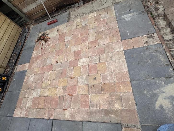 Roze klinkers 15x20 cm, Tuin en Terras, Tegels en Klinkers, Zo goed als nieuw, Klinkers, Beton, Minder dan 5 m², Ophalen