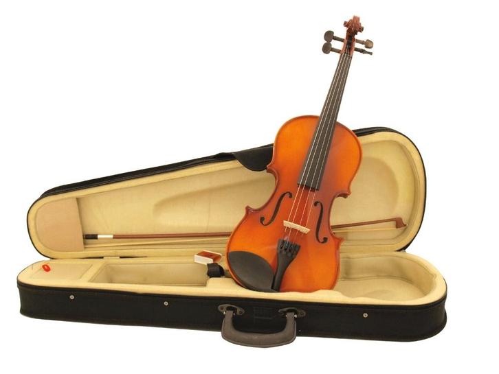 DIMAVERY Viool 4/4 met strijkstok in koffer, Muziek en Instrumenten, Strijkinstrumenten | Violen en Altviolen, Nieuw, Viool, 4/4-viool