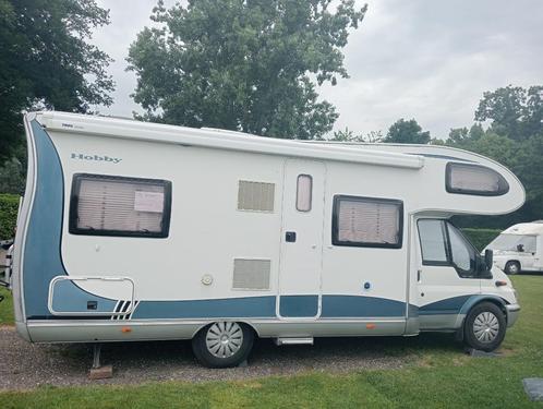 Camper Hobby T650 (compleet met inboedel), Caravans en Kamperen, Campers, Particulier, tot en met 6, Alkoof, Hobby, Ford, Diesel