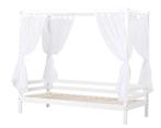 Prachtig massief houten prinsessenbed, Kinderen en Baby's, Kinderkamer | Bedden, Ophalen, Zo goed als nieuw, 70 tot 85 cm, Matras