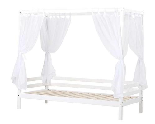 Prachtig massief houten prinsessenbed, Kinderen en Baby's, Kinderkamer | Bedden, Zo goed als nieuw, 70 tot 85 cm, Matras, Ophalen