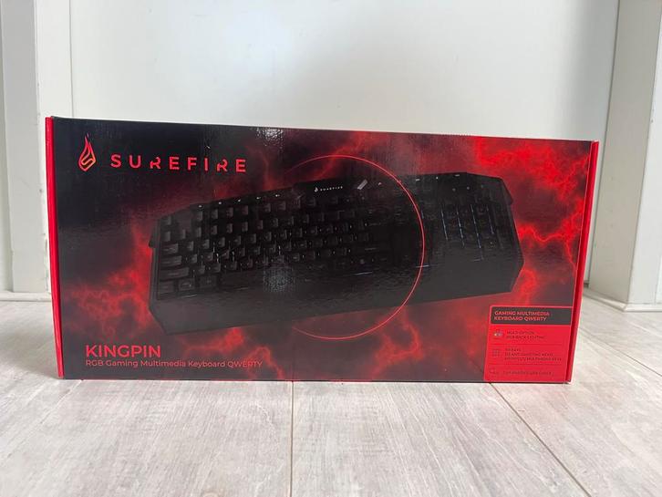 SureFire KingPin Gaming Toetsenbord QWERTY - Nieuw in doos!, Computers en Software, Toetsenborden, Zo goed als nieuw, Qwerty, Bedraad