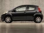 Peugeot 107 1.0-12V Sport (5 DEURS, AIRCO, ELEK RAMEN, SPORT, Auto's, Voorwielaandrijving, Stof, Gebruikt, Zwart