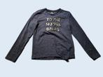 WE grijze longsleeve met pailletten maat 134/140 ~ SJ2045, Kinderen en Baby's, Meisje, WE, Ophalen of Verzenden, Zo goed als nieuw