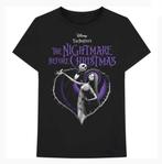 Nightmare Before Christmas T-shirt - Purple Heart Zwart, Ophalen of Verzenden, Overige figuren, Nieuw, Kleding of Textiel