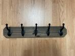 Kapstok hout, 5 haken, Ophalen of Verzenden, Hout, Wandkapstok, Minder dan 100 cm