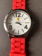 Horloge ‘Ferrari’, Sieraden, Tassen en Uiterlijk, Horloges | Kinderen, Ophalen of Verzenden, Zo goed als nieuw, Rood, Jongen of Meisje