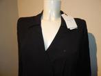 Dante 6 nieuwe zwarte blouse top vaste overslag Nieuw 2M, Verzenden, Zwart, Nieuw, Maat 38/40 (M)