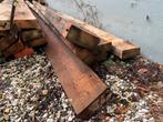 Vuren Houten Balken - Gebruikt & Geïmpregneerd, Doe-het-zelf en Verbouw, Hout en Planken, Gebruikt, Balk, Vuren, Ophalen