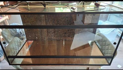 Glazen terrarium 100x50x50 cm, Dieren en Toebehoren, Reptielen en Amfibieën | Toebehoren, Zo goed als nieuw, Terrarium of Paludarium