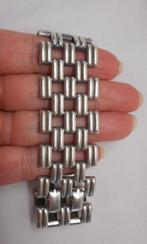 Zilveren prachtige royale antieke armband nr.1270, Sieraden, Tassen en Uiterlijk, Antieke sieraden, Verzenden, Zilver, Armband